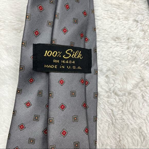 Vintage silk skinny tie - Picture 4 of 5